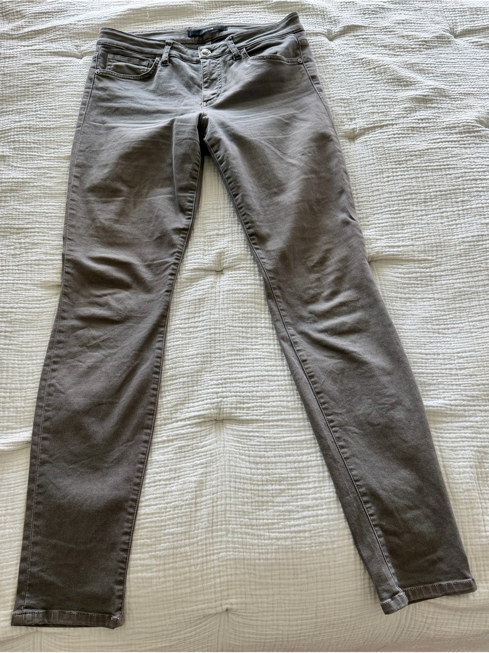 Joe's Jeans Grey Skinny Visionaire Distressed Jeans - Size 29/32